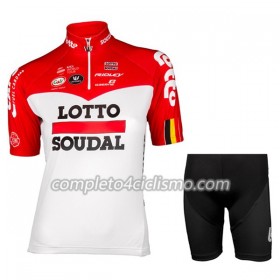 Completo Maglia Ciclismo + Pantaloncino 2018 Lotto Soudal N001